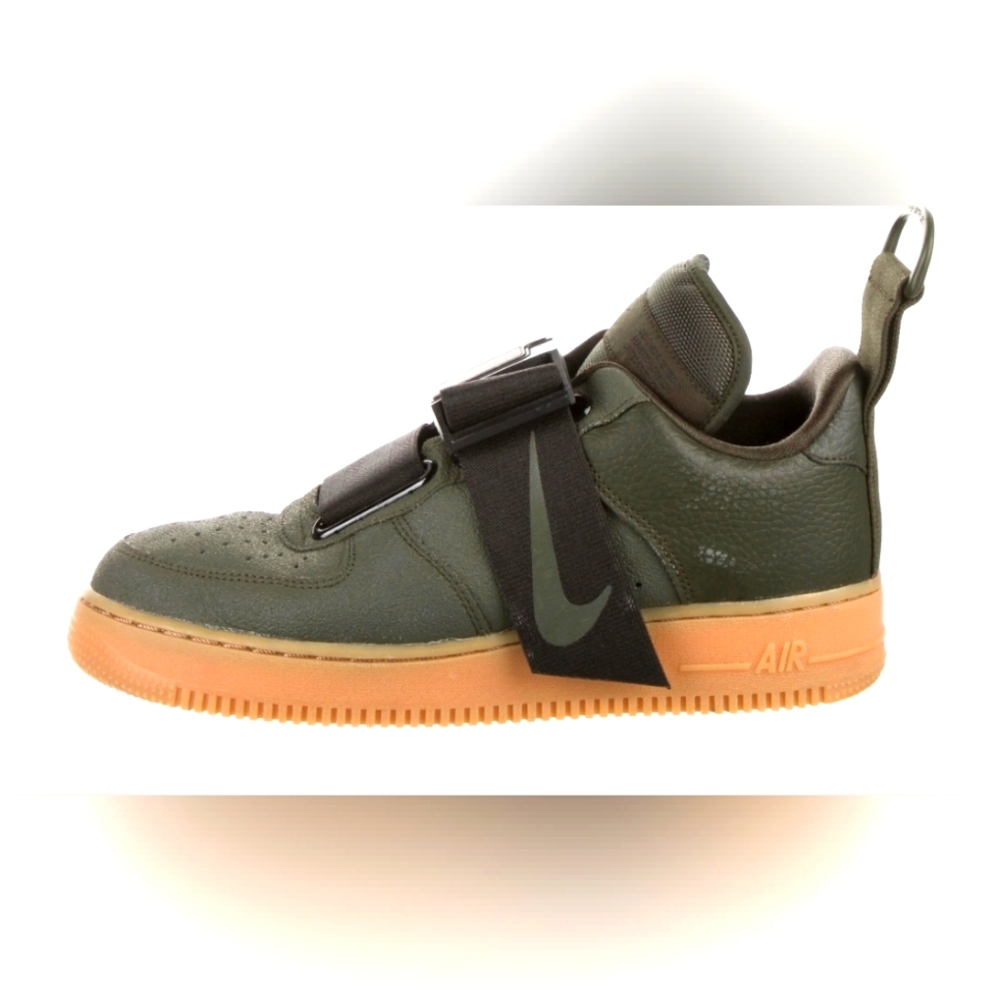 NEW Nike Air Force 1 Low Utility Sequoia Army Green Sneakers Men 10